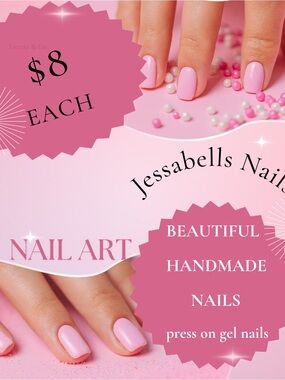 Light Pink Press-On Gel Nails - Jessabells Nails